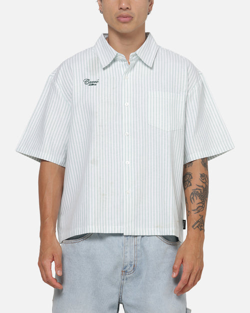 Carre District Woven Button Up Shirt Antique White