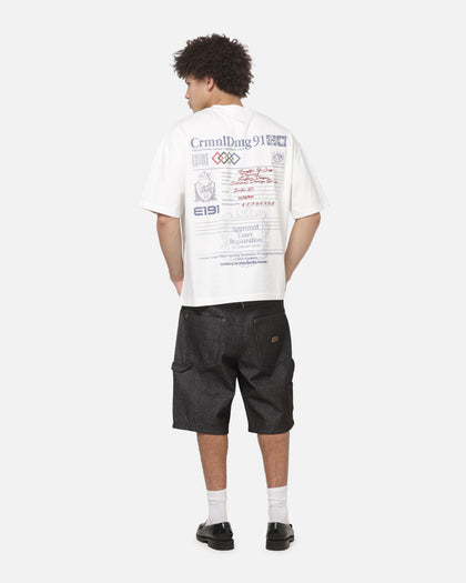 Criminal Damage Registration T-Shirt White