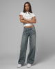 Loiter Women's In Distress Baby T-Shirt Off White