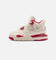 Jordan Kids' Air Jordan 4 Retro "Pale Ivory and Tough Red" (GS) Pale Ivory