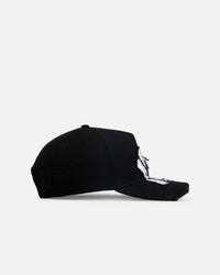 New Era New York Yankees 'Applique Distressed' 9FORTY A-Frame Snapback Black/White