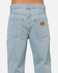 Carre Union Straight Fit Jeans Light Wash Blue