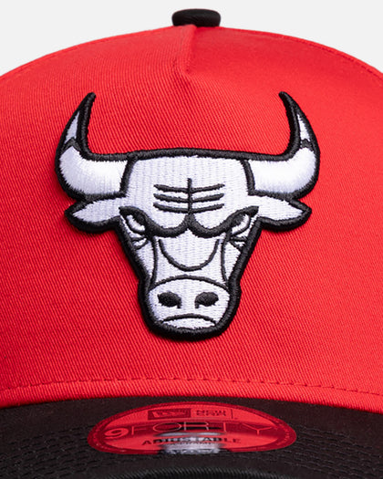 New Era Chicago Bulls 'Two-Tone' 9FORTY A-Frame Snapback Red/Black