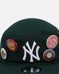 New Era New York Yankees 'Vintage Pin Painter' Painter Snapback Dark Green