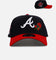 New Era Atlanta Braves 'Rose Emblem' 9FORTY A-Frame Snapback Official Team Color