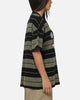 Carre Collective Stripe T-Shirt Black/Olive