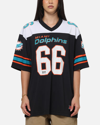 Majestic Athletic Miami Dolphins Glenver Mesh Oversized T-Shirt Black