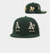 New Era Oakland Athletics 'Logo Evolution' 59FIFTY Fitted Dark Green