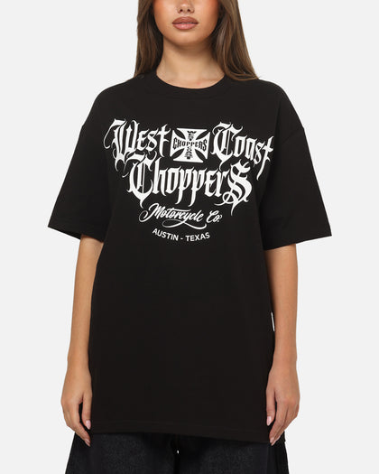 West Coast Choppers Gothic Logo T-Shirt Black