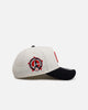 New Era Cleveland Guardians 'Team Color Visor' 9FORTY A-Frame Snapback Chrome/Official Team Color