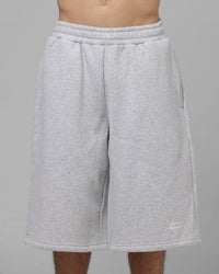 Loiter Ultra Hybrid Fleece Shorts Grey Marle