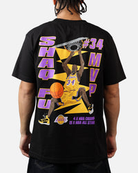 Mitchell & Ness Los Angeles Lakers Shaquille O'Neal Cartoon T-Shirt Black