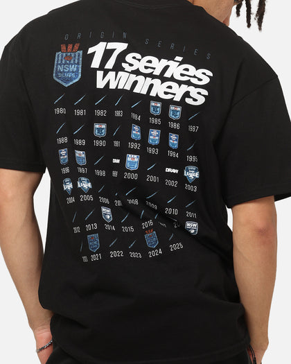 Mitchell & Ness New South Wales Blues 17 X Series Vintage T-Shirt Black