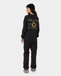 Culture Kings CK Long Sleeve Tee Black
