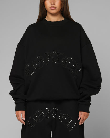 Loiter Destruct Crewneck Black
