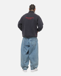 Vouseti The OG Quarter Zip Crewneck Navy