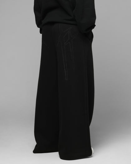 Loiter Silicone Ultra Wide Sweatpants Black