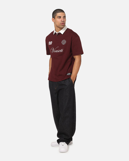 Vouseti Rugby Polo T-Shirt Dark Plum