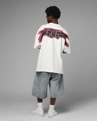 Loiter Airbrush Boxy T-Shirt White