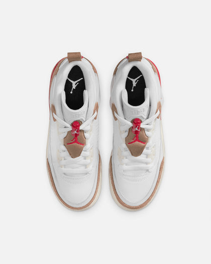 Jordan Kids' Spizike Low (GS) White/Fire-Red