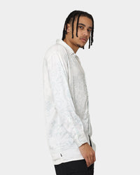 Last Kings Floridian Long Sleeve Button Up White