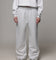 American Thrift Women's Straight Leg Trackpants Grey Heather