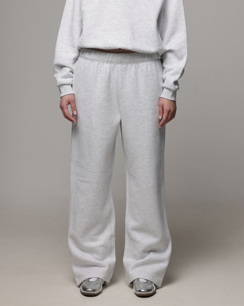 American Thrift Women's Straight Leg Trackpants Grey Heather