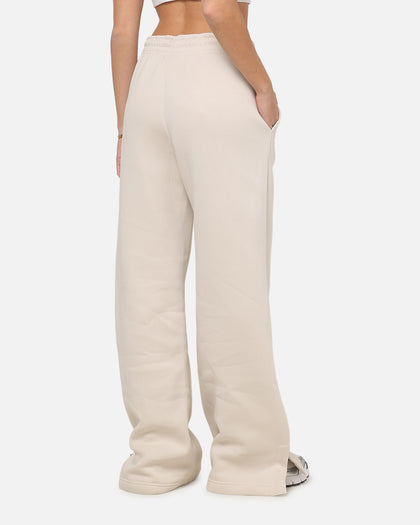 Nike Women's Sportswear Phoenix Fleece High Waisted Wide Leg Sweat Pants Lt Orewood Brown