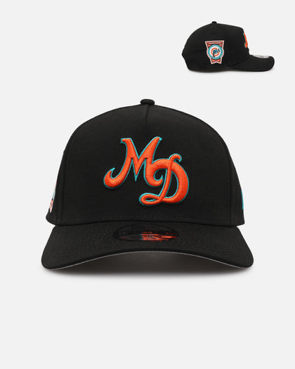New Era Miami Dolphins 'NFL City Originals 2.0' 9FORTY A-Frame Snapback Black