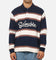 S Double Chain Stitch Long Sleeve Rugby Jersey Navy