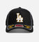 New Era Los Angeles Dodgers 'Rose Visor' 9FORTY A-Frame Trucker Snapback Black/Rose