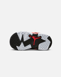Jordan Kids' Air Jordan 6 Retro "Infrared Salesman" (TD) Black/Lt Crimson