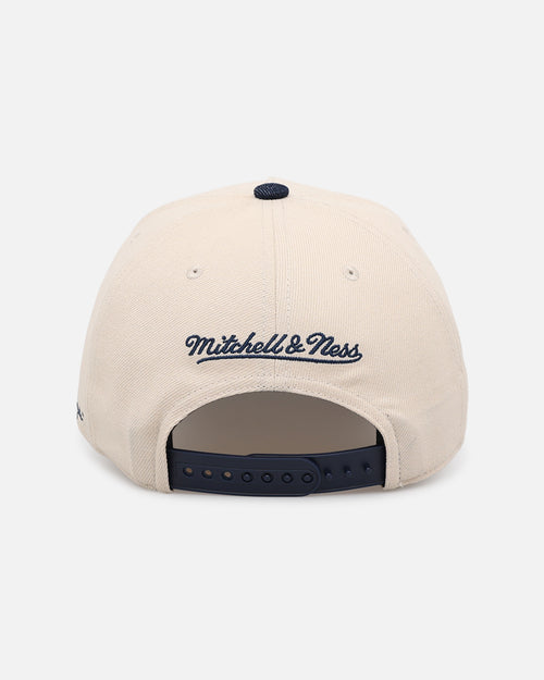 Mitchell & Ness Los Angeles Dodgers 'Visor Stripes' Pro Pinch Snapback Natural