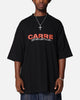 Carre Handdrawn Mock Neck T-Shirt Black