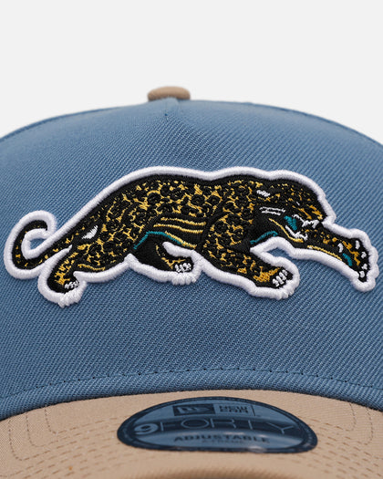 New Era Jacksonville Jaguars 'Easy Breezy' 9FORTY A-Frame Snapback Blue/Tan