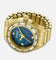 Guess Mainline Women's Esme Crystal Ring Watch Gold/Teal