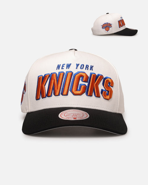 Mitchell & Ness New York Knicks 'Draft Day' Pro Pinch Snapback White/Black