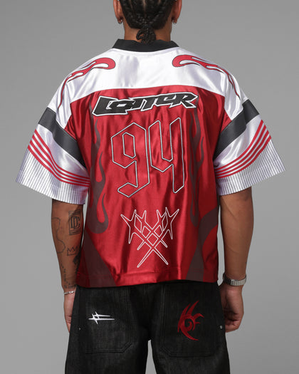 Loiter x Sonic Knuckles Jersey Red/White