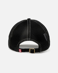 S Double Shop Relaxed Trucker Strapback Black