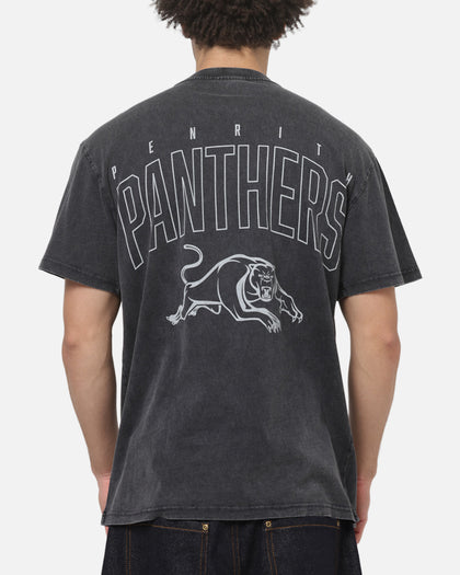 Bleacher Athletic Penrith Panthers NRL Attrition Washed T-Shirt Black