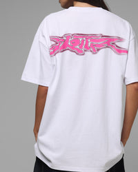 Loiter Cyber Logo T-Shirt White