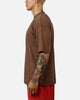 American Thrift Short Sleeve T-Shirt Washed Brown