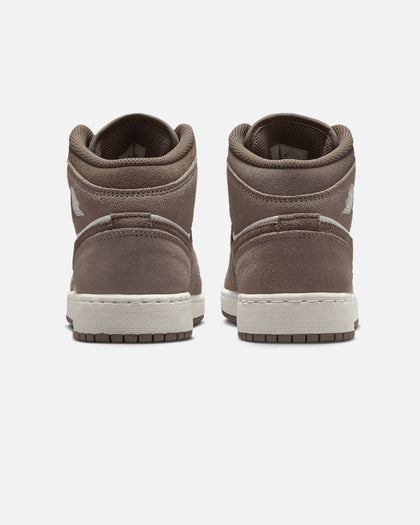Jordan Kids' Air Jordan 1 Mid (GS) Enigma Stone
