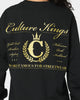 Culture Kings CK Long Sleeve Tee Black