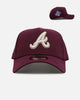 New Era Atlanta Braves 'Plum' 9FORTY A-Frame Snapback Plum