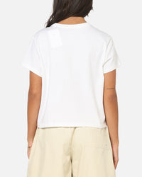 Nike Women's Sportswear Club Graphic T-Shirt White/Black