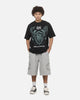 Saint Morta Marked Baggy Sweat Shorts Grey Marle