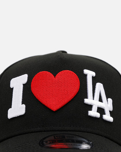 New Era Los Angeles Dodgers 'Love' 9FORTY A-Frame Snapback Black