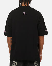 Saint Morta Speed Racing Boxy T-Shirt Black/Pink