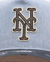 Pro Standard New York Mets 'Denim Suede' Pro Pinch Strapback Denim